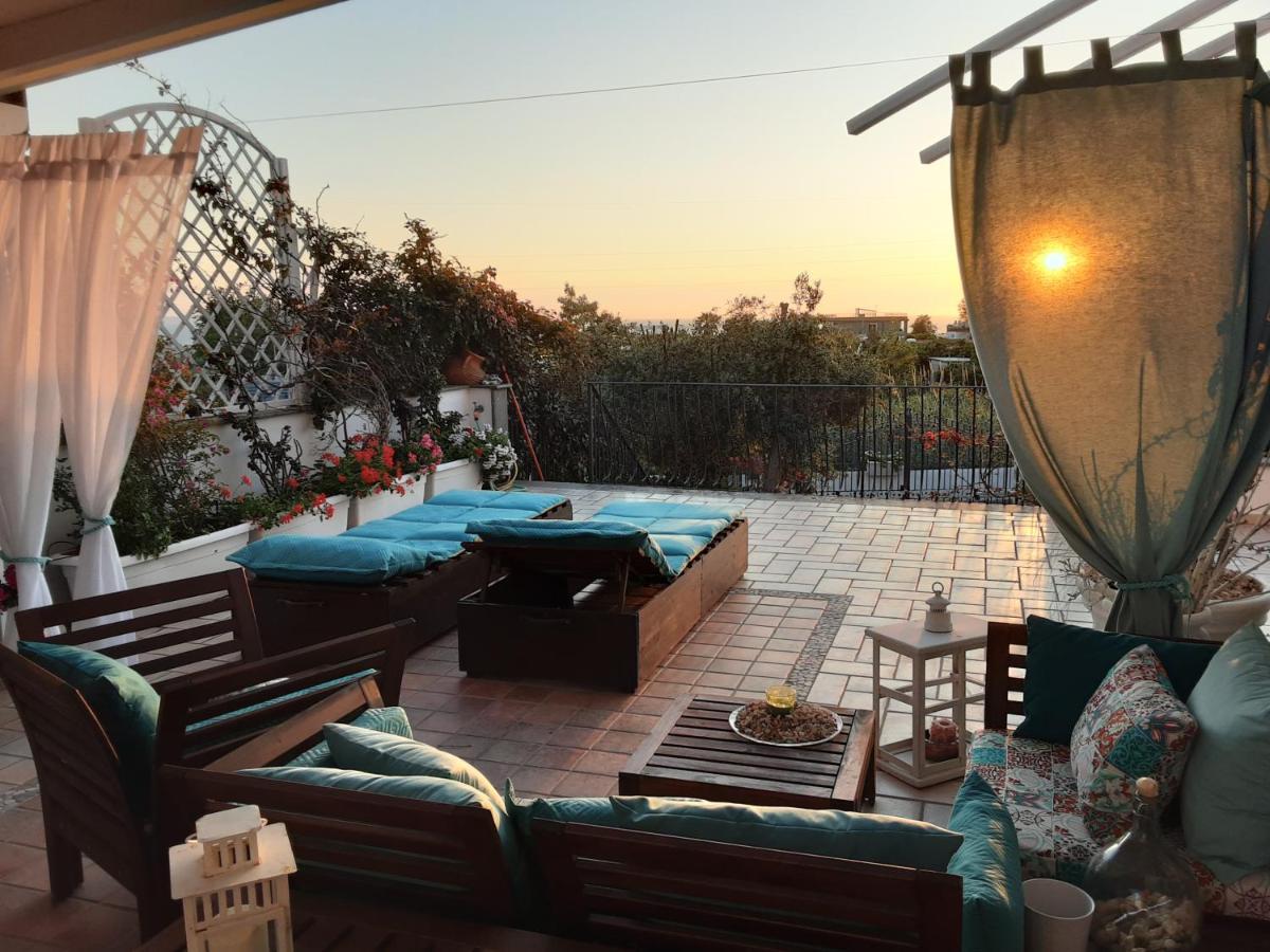 Domus Parva - Villa Con Bio-Piscina, Spa Privata E Appartamenti Panoramici Bacoli Eksteriør billede