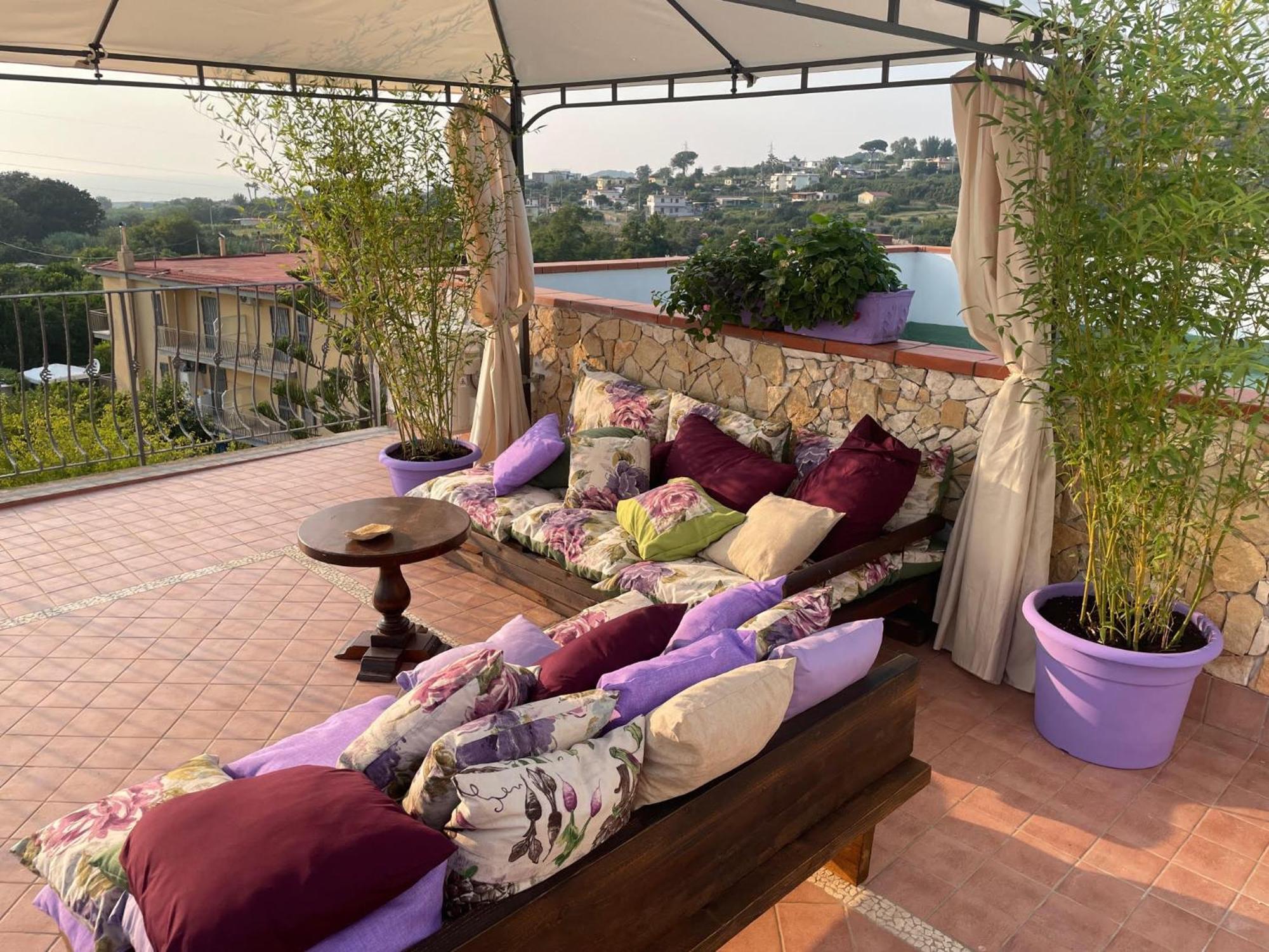 Domus Parva - Villa Con Bio-Piscina, Spa Privata E Appartamenti Panoramici Bacoli Eksteriør billede